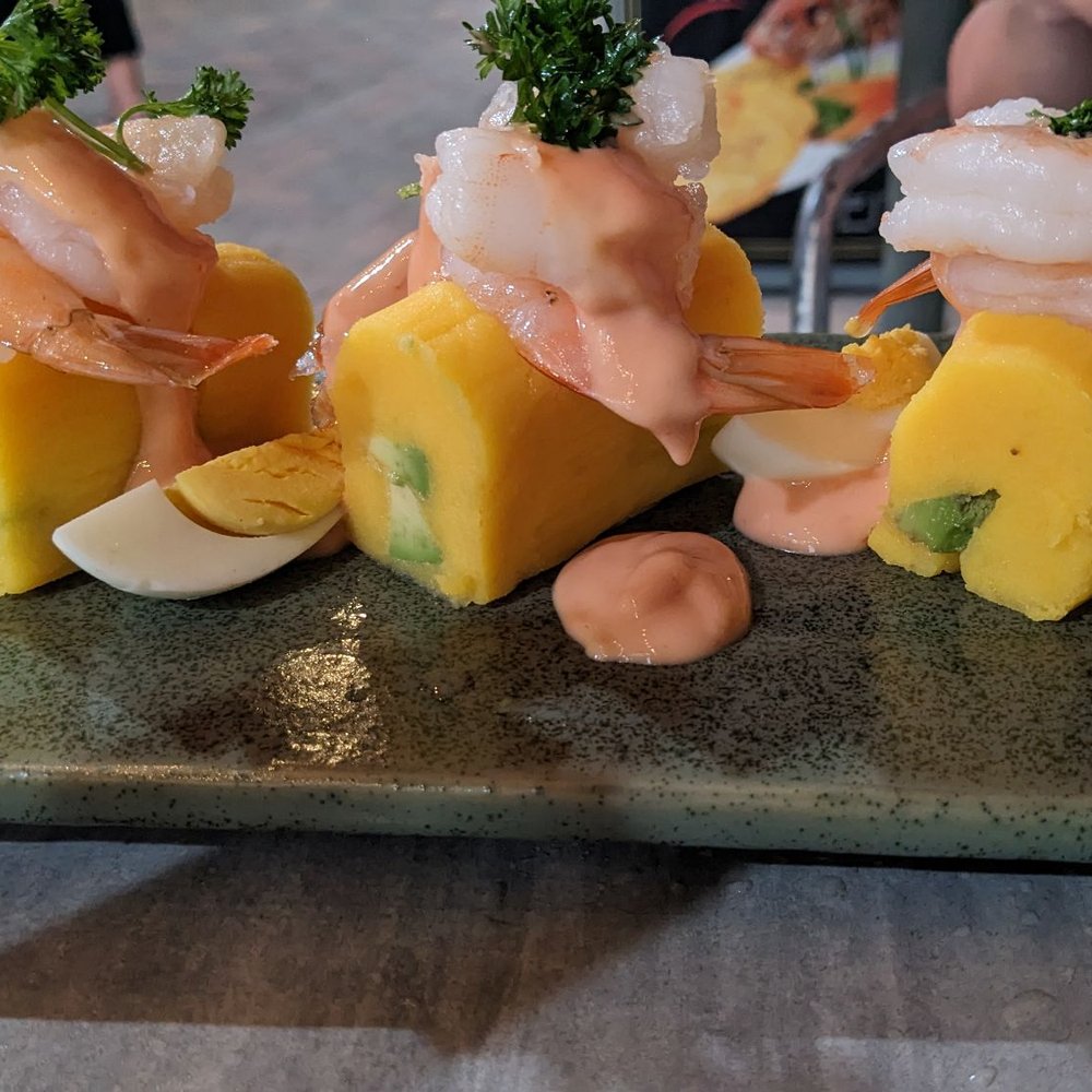 INTIMAR Peruvian Restaurant - Culsas camarones (,shrimp) - Peruvian Near Me - Sunny Isles Beach, Florida