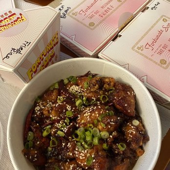 Fortunate Son - Orange chicken with arbol chili - Chinese Near Me - San Diego, California