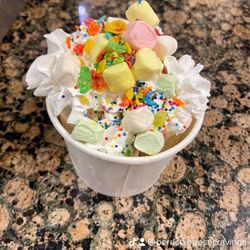 Crepes n Cravings - Fruity Pebbles Ice cream roll