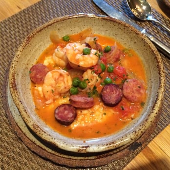 Husk - Shrimp & grits. - American Near Me - Charleston, South Carolina Husk - Shrimp & grits. - American Near Me - Charleston, South Carolina