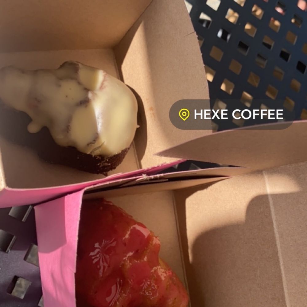 Hexe Coffee - Skull red velvet and raspberry cake . So good must try - Coffee & Tea Near Me - Chicago, Illinois Hexe Coffee - Skull red velvet and raspberry cake . So good must try - Coffee & Tea Near Me - Chicago, Illinois