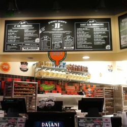 Jimmy John's - Counter and menu