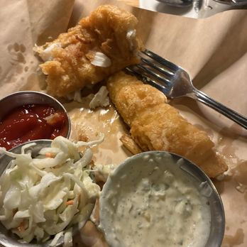 Bonefish Grill - fish was cod and it was not bland However the coleslaw not to my liking. The tarter sauce was fresh - Seafood Near Me - Orlando, Florida
