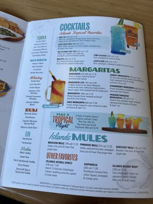 Menu photo 7 Islands Restaurant Manhattan Beach, CA