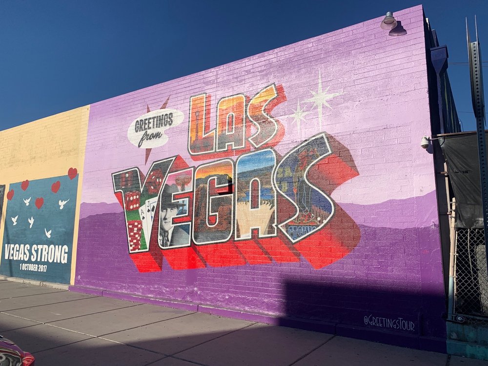 GREETINGS FROM LAS VEGAS MURAL Updated October 2024 1237 S Main St