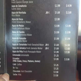 Q Sazon Mexican Restaurant - Beverages. Fresh fruit water. - Mexican Near Me - Chicago, Illinois