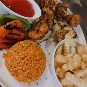 Truva Turkish Kitchen - Chicken Kebab w Fries - Turkish Near Me - Cincinnati, Ohio Truva Turkish Kitchen - Chicken Kebab w Fries - Turkish Near Me - Cincinnati, Ohio
