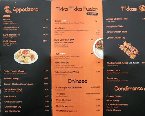 Menu photo 1 Tikka Tikka Toronto, ON Menu photo 1 Tikka Tikka Toronto, ON