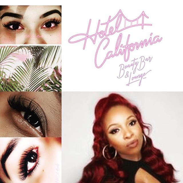 Hotel California Beauty Bar & Lounge Logo