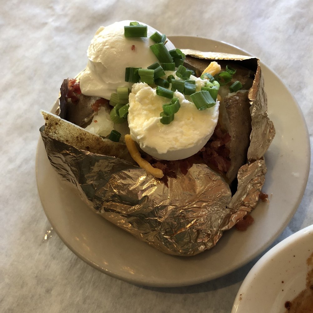 Rib & Chop House - Loaded baked potato - Seafood Near Me - Cheyenne, Wyoming Rib & Chop House - Loaded baked potato - Seafood Near Me - Cheyenne, Wyoming
