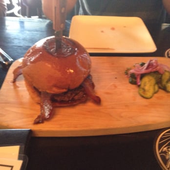 Morrison - The bacon bourbinator burger - my fav! - Gastropubs Near Me - Los Angeles, California Morrison - The bacon bourbinator burger - my fav! - Gastropubs Near Me - Los Angeles, California