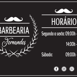 Barbearia Fernandes - Cartão de visita