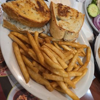 Gourmet Deli House - Turkey Reuben with fries and coleslaw - Delis Near Me - Lake Worth, Florida Gourmet Deli House - Turkey Reuben with fries and coleslaw - Delis Near Me - Lake Worth, Florida