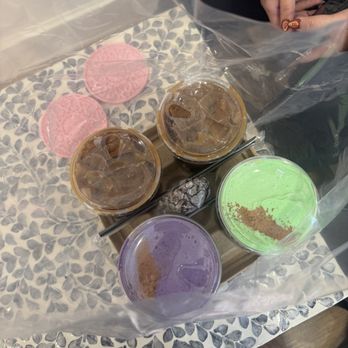 Drip Vietnamese Cafe - Ube, pandan, and regular iced viet coffee - Vietnamese Near Me - Philadelphia, Pennsylvania