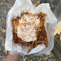 Crabby fries $12