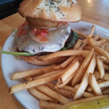 Crow's Nest - the First Mate with the house made black bean burger. - Breakfast & Brunch Near Me - Kalamazoo, Michigan