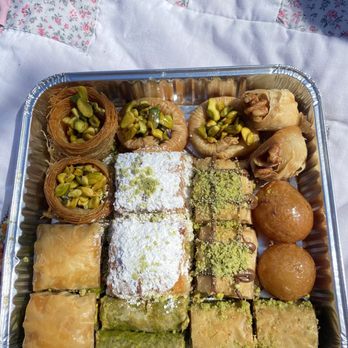 Alhamdani Sweets and Dessert - Baklava tray mix small - Bakeries Near Me - Spring Valley, California Alhamdani Sweets and Dessert - Baklava tray mix small - Bakeries Near Me - Spring Valley, California