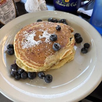 The Sunflower Bakery & Cafe - Blueberry pancakes !! - Bakeries Near Me - Galveston, Texas