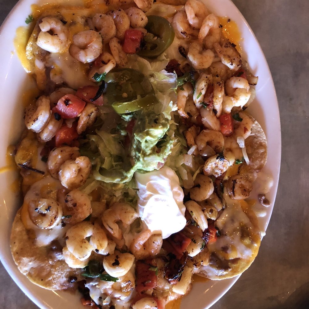 Del Rancho Mexican Grill - Shrimp nachos - Sports Bars Near Me - Garland, Texas Del Rancho Mexican Grill - Shrimp nachos - Sports Bars Near Me - Garland, Texas