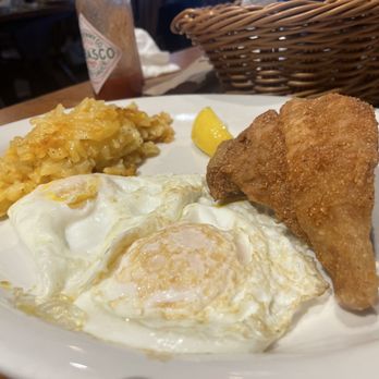 Cracker Barrel Old Country Store - Uncle Herschel's Favorite Breakfast. W/Catfish.  Not sure I was thinking too clearly at this point. - American Near Me - Meridian, Mississippi