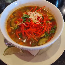 Chicken Tortilla Soup-lots of veggies and not greasy! Chicken Tortilla Soup-lots of veggies and not greasy!