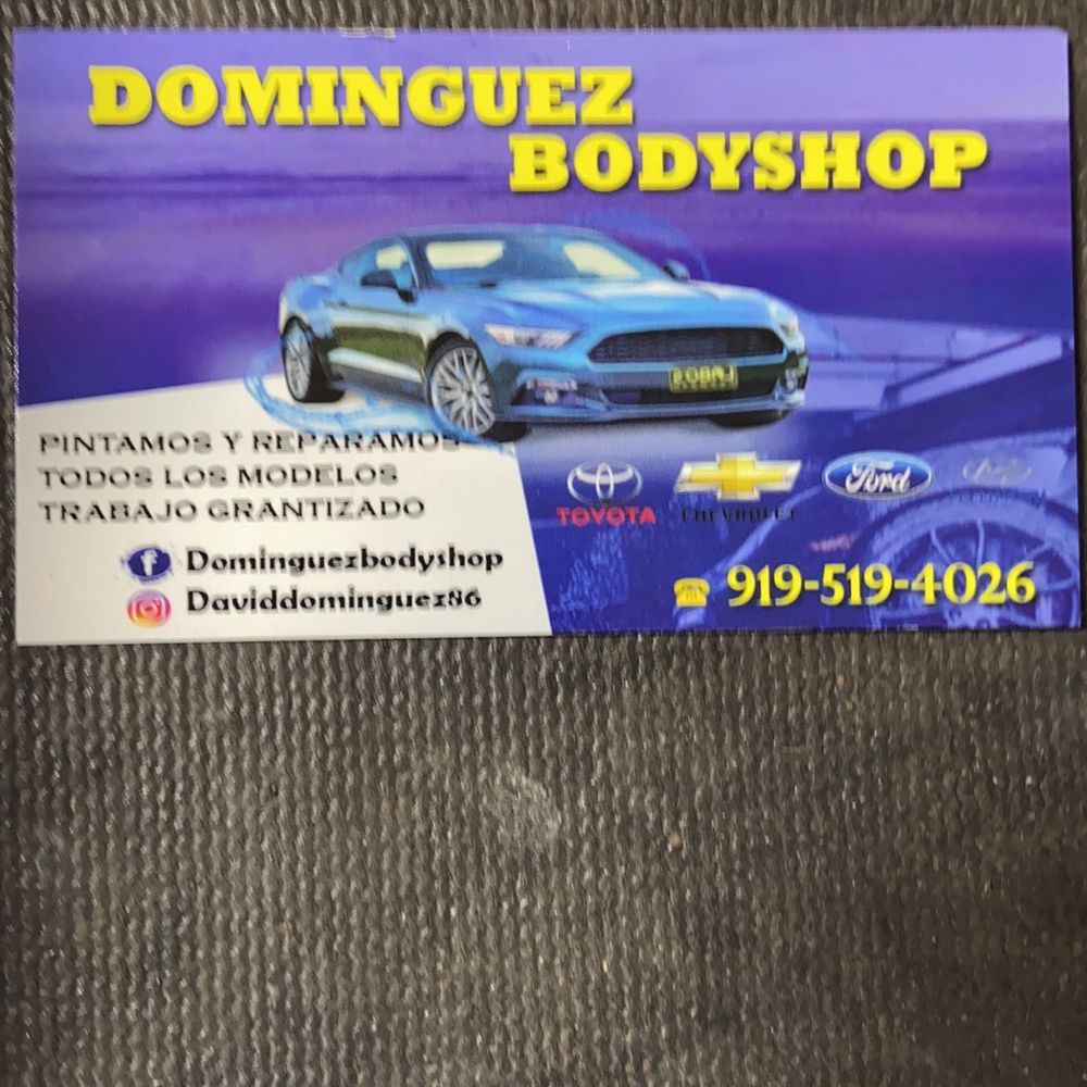 DOMINGUEZ BODY SHOP Durham, North Carolina Body Shops Phone