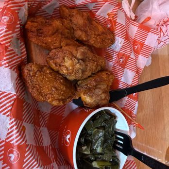 Hattie Bs - Medium wings and collard greens - Southern Near Me - Atlanta, Georgia Hattie Bs - Medium wings and collard greens - Southern Near Me - Atlanta, Georgia