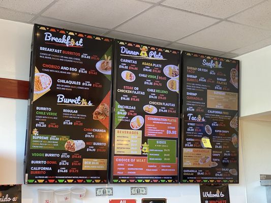 Menu photo 1 El Machete Mexican Grill Antioch, CA