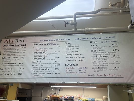 Menu photo 1 Pil's Deli Anchorage, AK