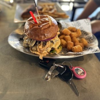 Ford's Garage Gainesville - My pic does not do it justice. This is the double cheese pub burger. - Burgers Near Me - Gainesville, Florida Ford's Garage Gainesville - My pic does not do it justice. This is the double cheese pub burger. - Burgers Near Me - Gainesville, Florida