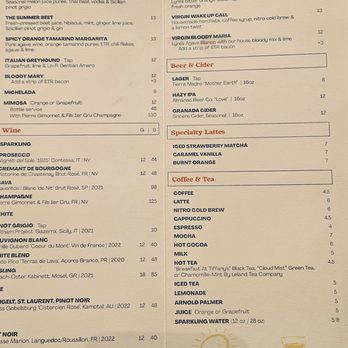 Early To Rise - Menu - Breakfast & Brunch Near Me - San Francisco, California