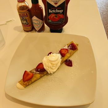 Serendipity Restaurant - Strawberry Crepe is light and flavorful - Sports Bars Near Me - Redondo Beach, California Serendipity Restaurant - Strawberry Crepe is light and flavorful - Sports Bars Near Me - Redondo Beach, California