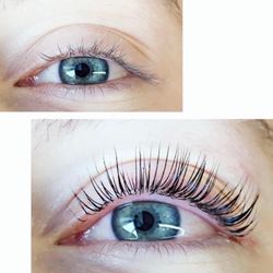 Keratin lash lift