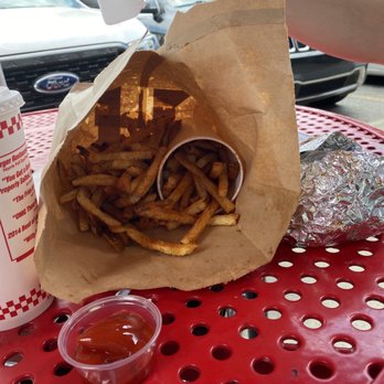 Five Guys - Large Cajun Fries - Burgers Near Me - Tucker, Georgia Five Guys - Large Cajun Fries - Burgers Near Me - Tucker, Georgia