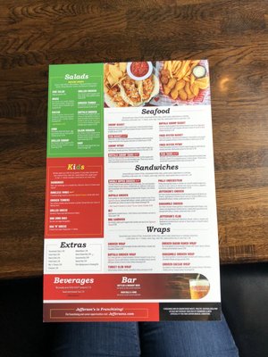 Menu photo 4 Jefferson's Restaurant Fairview, TN