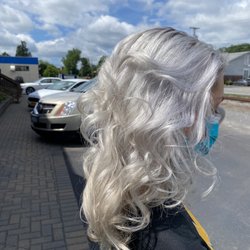 SugarMills Hair Station - Silver white hi lights
