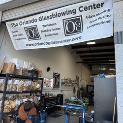 The Orlando Glassblowing Center - We went in February. I don't think I would recommend on a super super hot day? But the doors are open and their are fans
