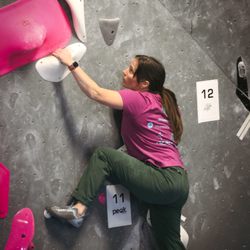 Black Hills Basecamp - Climber ascends the wall
