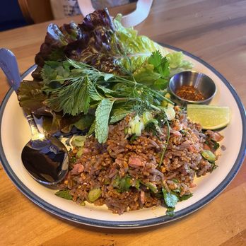 Funky Elephant - Crispy Rice Salad - Thai Near Me - San Francisco, California Funky Elephant - Crispy Rice Salad - Thai Near Me - San Francisco, California