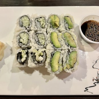 Watami Hibachi Steakhouse - Cucumber roll and avocado roll - Japanese Near Me - West Mifflin, Pennsylvania Watami Hibachi Steakhouse - Cucumber roll and avocado roll - Japanese Near Me - West Mifflin, Pennsylvania