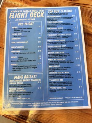 Menu photo 1 Mavericks Hangar Bar & Grill Satellite Beach, FL Menu photo 1 Mavericks Hangar Bar & Grill Satellite Beach, FL