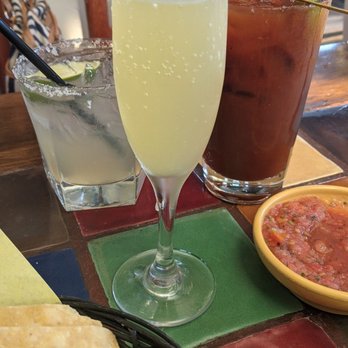 El Torito - Our drinks!! Cadillac margarita, mimosa, bloody mary - Mexican Near Me - Ontario, California