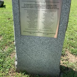 Pepperell Covered Bridge - Commemorative plaque