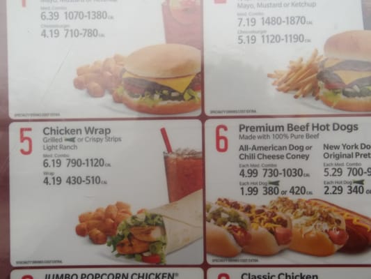 Menu photo 3 Sonic Drive-In VISALIA, CA Menu photo 3 Sonic Drive-In VISALIA, CA