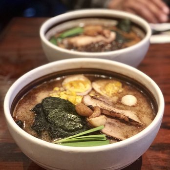 Ramen Dojo - Garlic Pork Flavor Ramen $12.75 + additions - Ramen Near Me - San Mateo, California