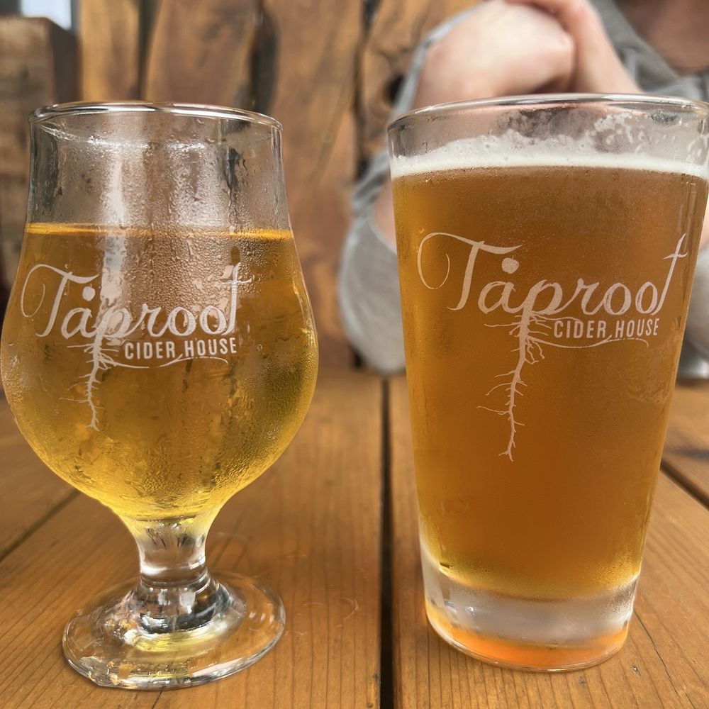 Taproot Cider House - Some of their house cider drinks. - Bars Near Me - Traverse City, Michigan
