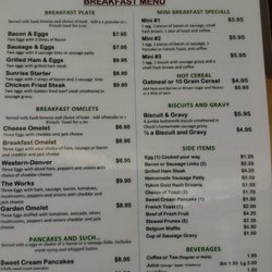 Inland Point Senior Estates Venture Inn Restaurant & Bistro - The menu