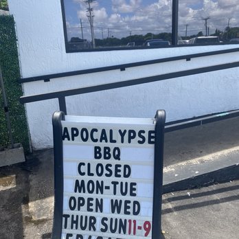 Apocalypse BBQ - Food Trucks Near Me - Miami, Florida