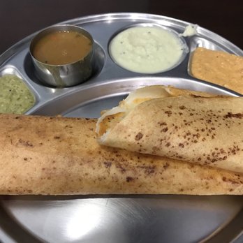 Madras Cafe - Dosa so big that it was hard to capture it in a frame. - Indian Near Me - Sunnyvale, California Madras Cafe - Dosa so big that it was hard to capture it in a frame. - Indian Near Me - Sunnyvale, California