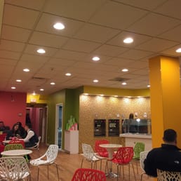 the interior of a restaurant